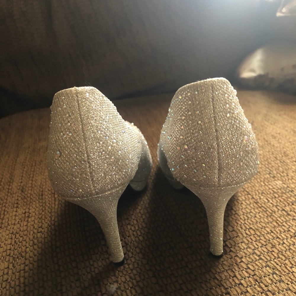 Silver heels